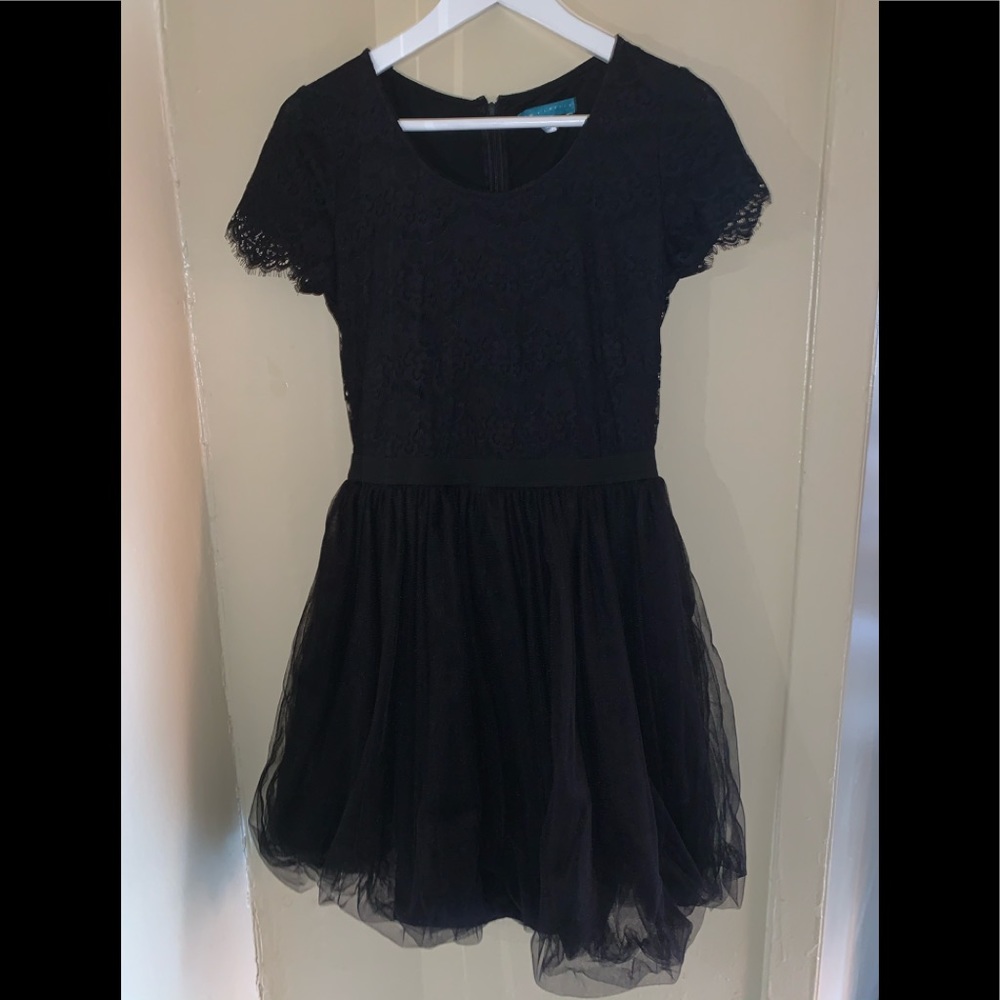 Pim + Larkin Black Lace Dress - SOHO Boutique